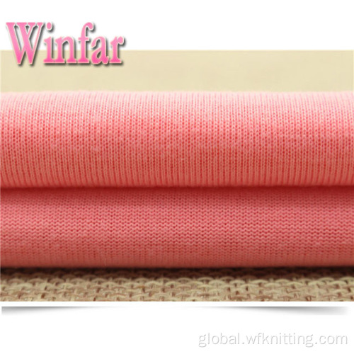 China Single Jersey Polyester Spun Ring Spandex Fabric Factory